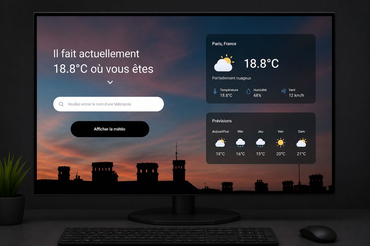 Mockup du site Business-Privé